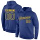 Men's Custom Stitched Royal Royal-Gold Sports Pullover Sweatshirt Hoodie